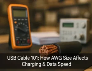 USB Cable 101 How AWG Size Affects Charging & Data Speed